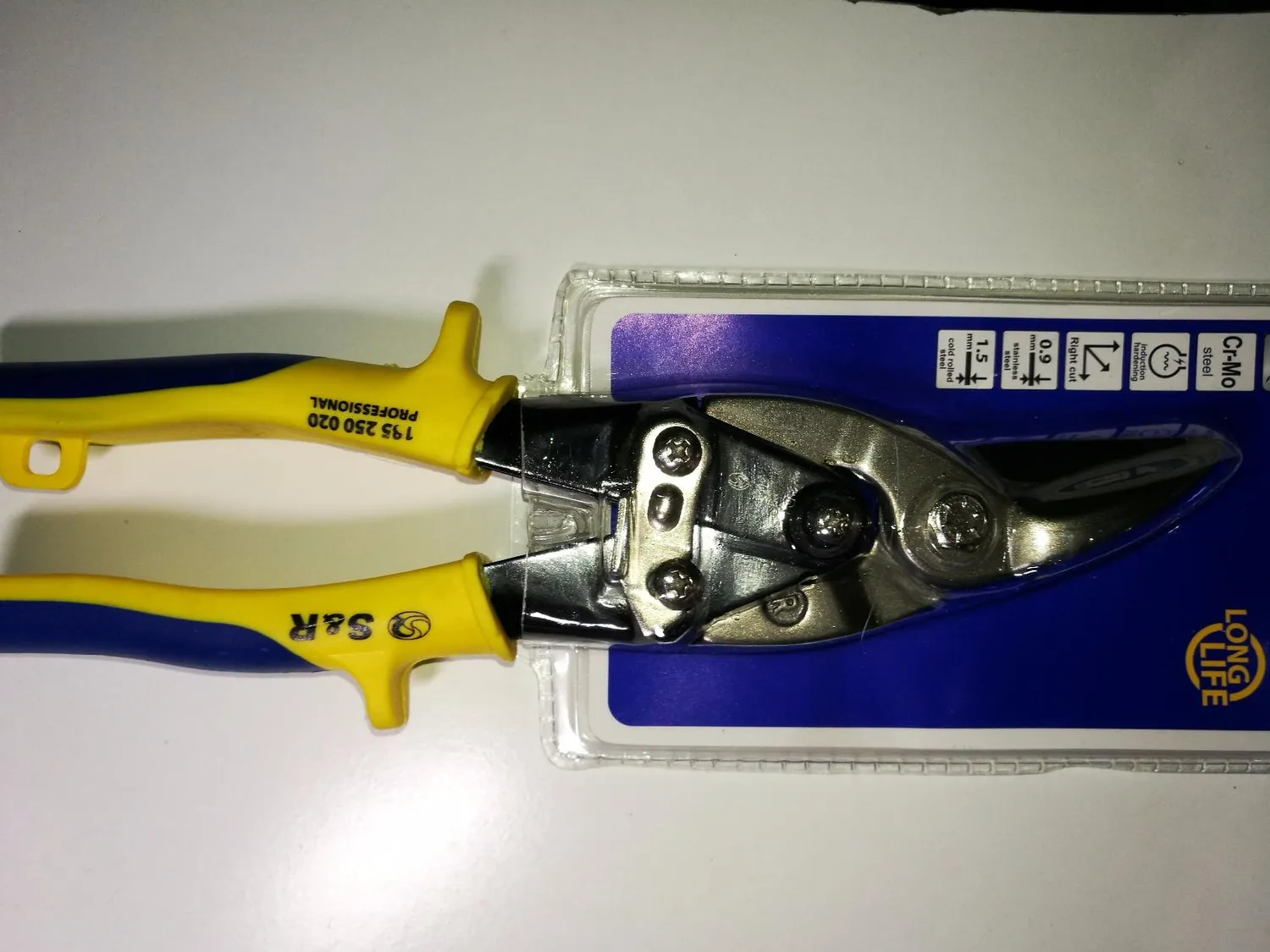 S&R Cesoie Lamiera Taglio Dritto 250mm CrMo