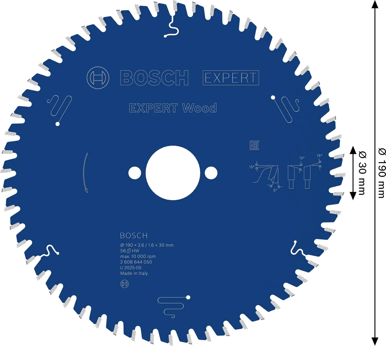 Bosch Expert lama circolare 180x30 mm 36 denti per legno