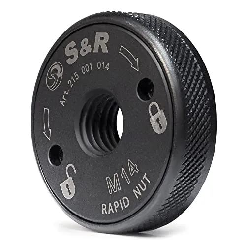 S&R dado flangia serraggio rapido M14 smerigliatrice 46 mm
