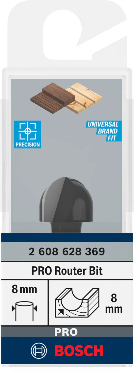 Bosch Professional fresa scanalature 8x16x45 mm legno