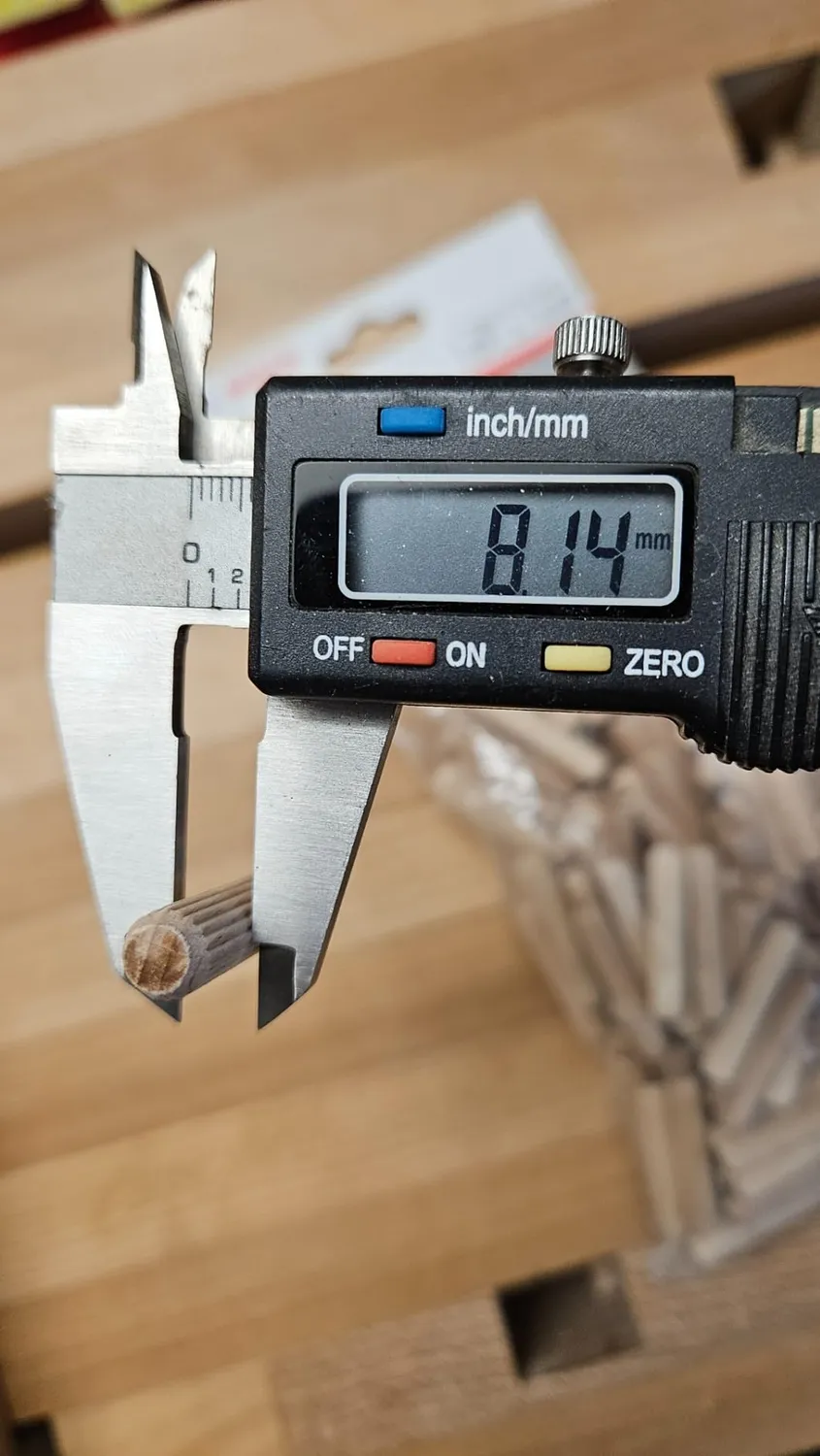 Bosch Expert Tasselli Legno 8 mm 150 Pezzi in Faggio