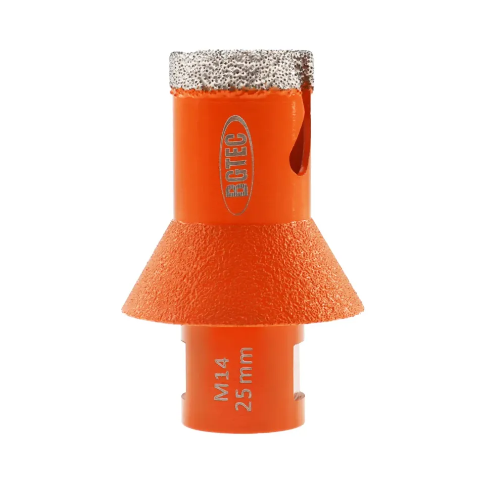 BGTEC punta diamantata M14 25 mm svasatore gres marmo
