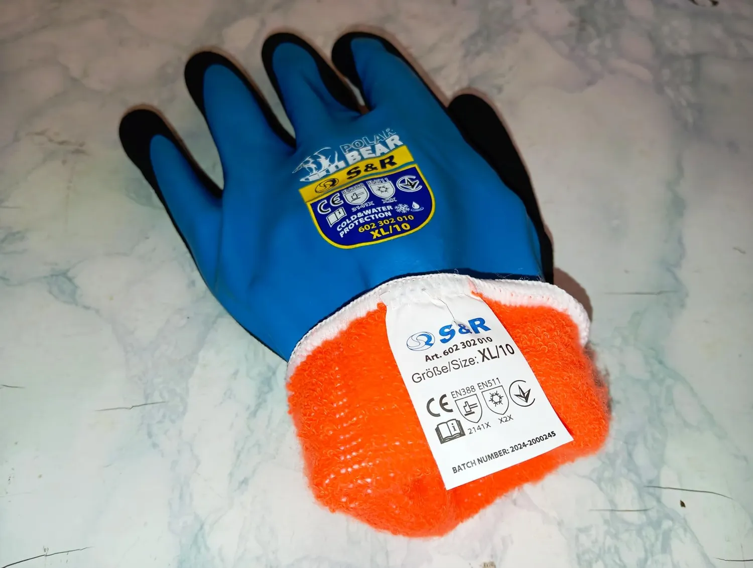 S&R guanti da lavoro invernali termici L/9 2 paia