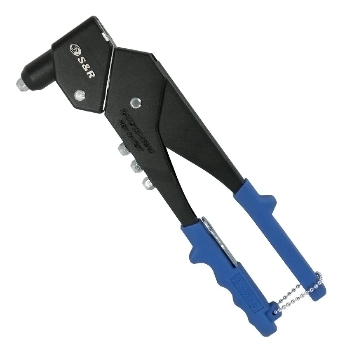 S&R Rivettatrice manuale professionale 2,4-5,0 mm testina 360°