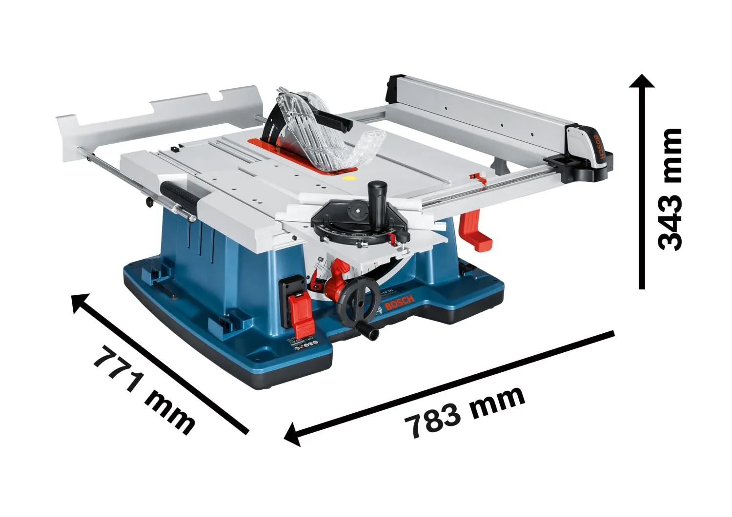 Bosch GTS 10 XC Sega da Banco 254 mm 2100W Legno