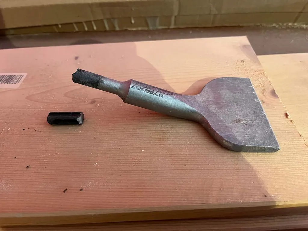 Schwabenbach SDS-Plus scalpello piastrelle 75x165 mm angolato