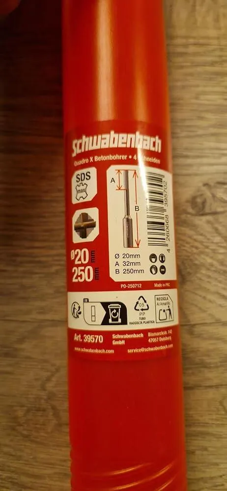 Schwabenbach Battipalo SDS-Max 250x32mm per Picchetti