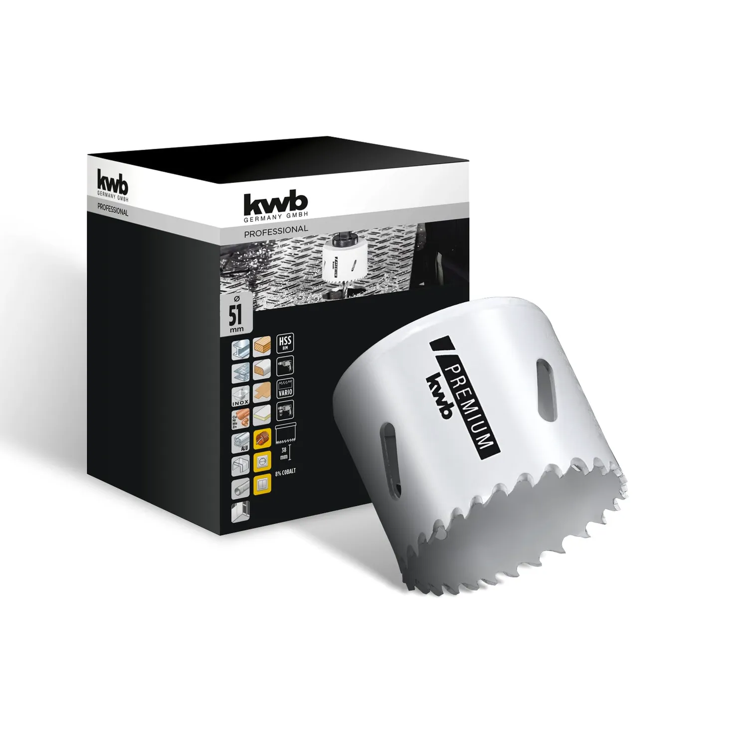 KWB Easy-Cut Longlife S20 sega a tazza 19 mm bimetallica