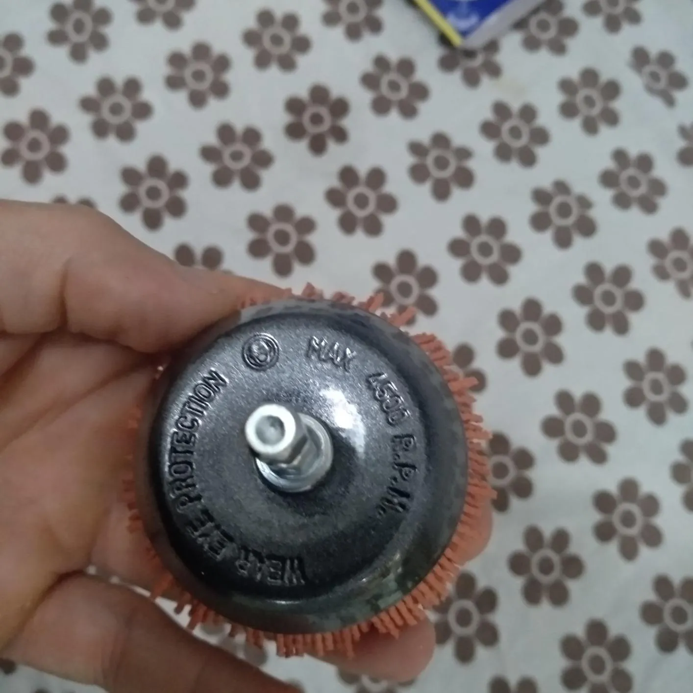 S&R spazzola a tazza nylon aggressiva trapano 65 mm