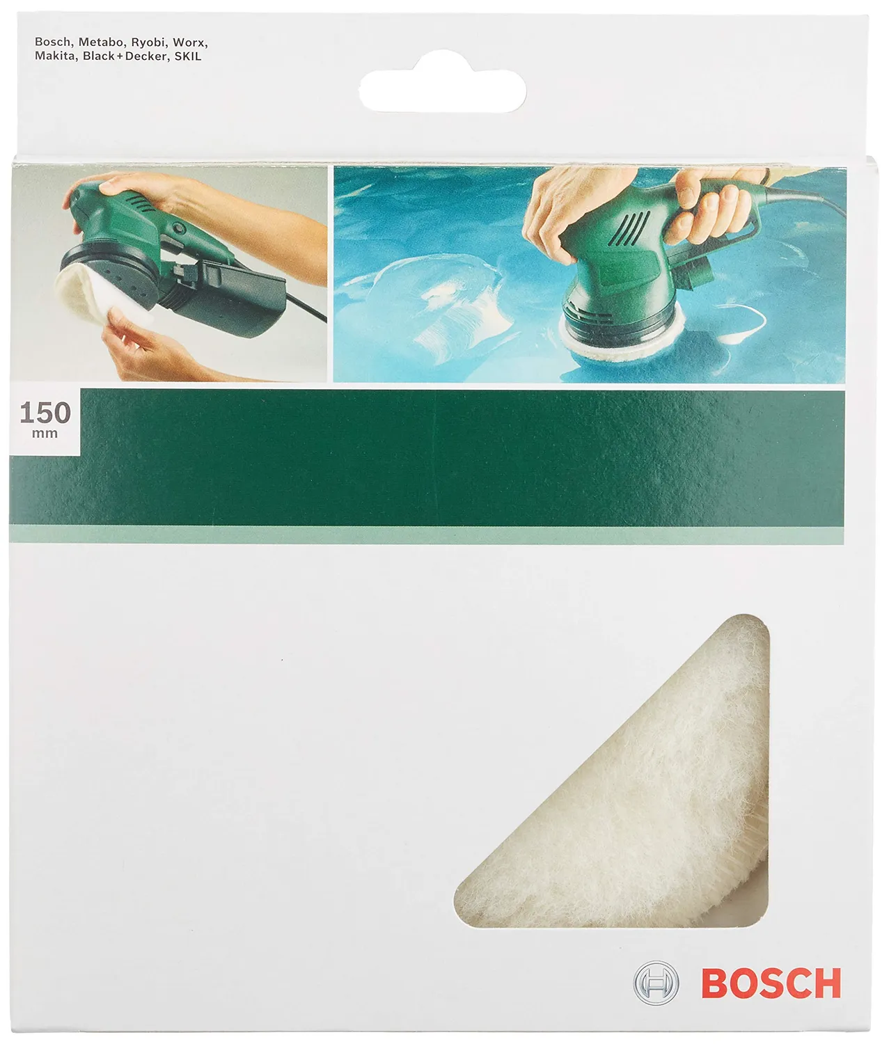Bosch Expert cuffia lana agnello lucidatura 150 mm