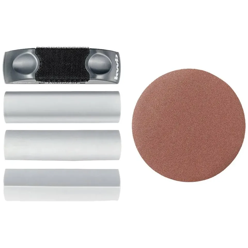 KWB blocco levigatura manuale 125 mm con profili Grana 150