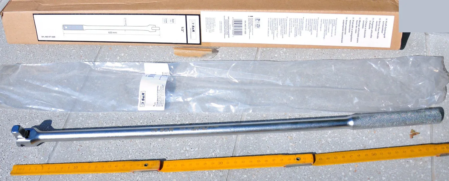 S&R chiave a snodo 1/2 600 mm chiave sola cromo vanadio