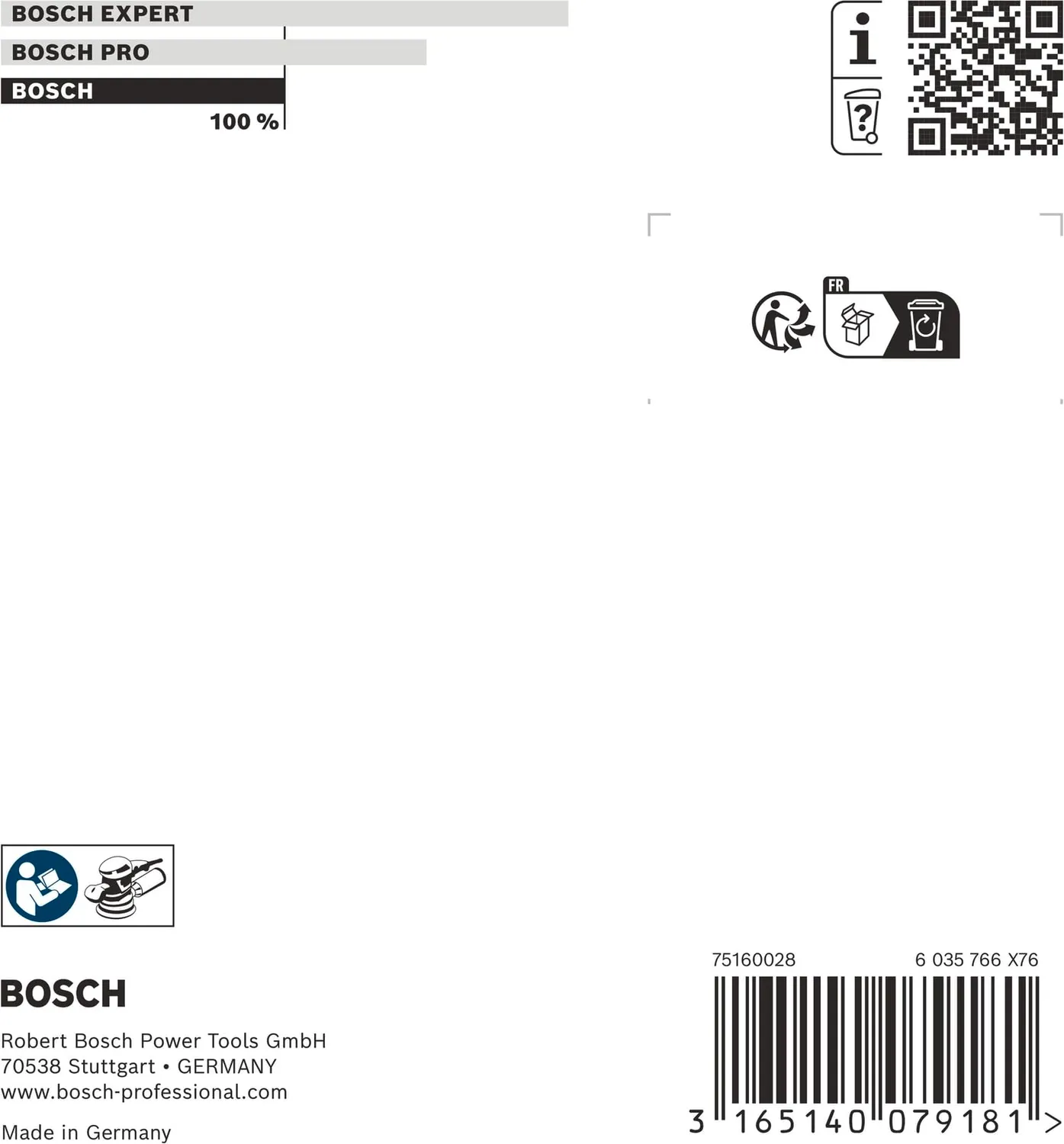Bosch Expert platorello medio PEX 115