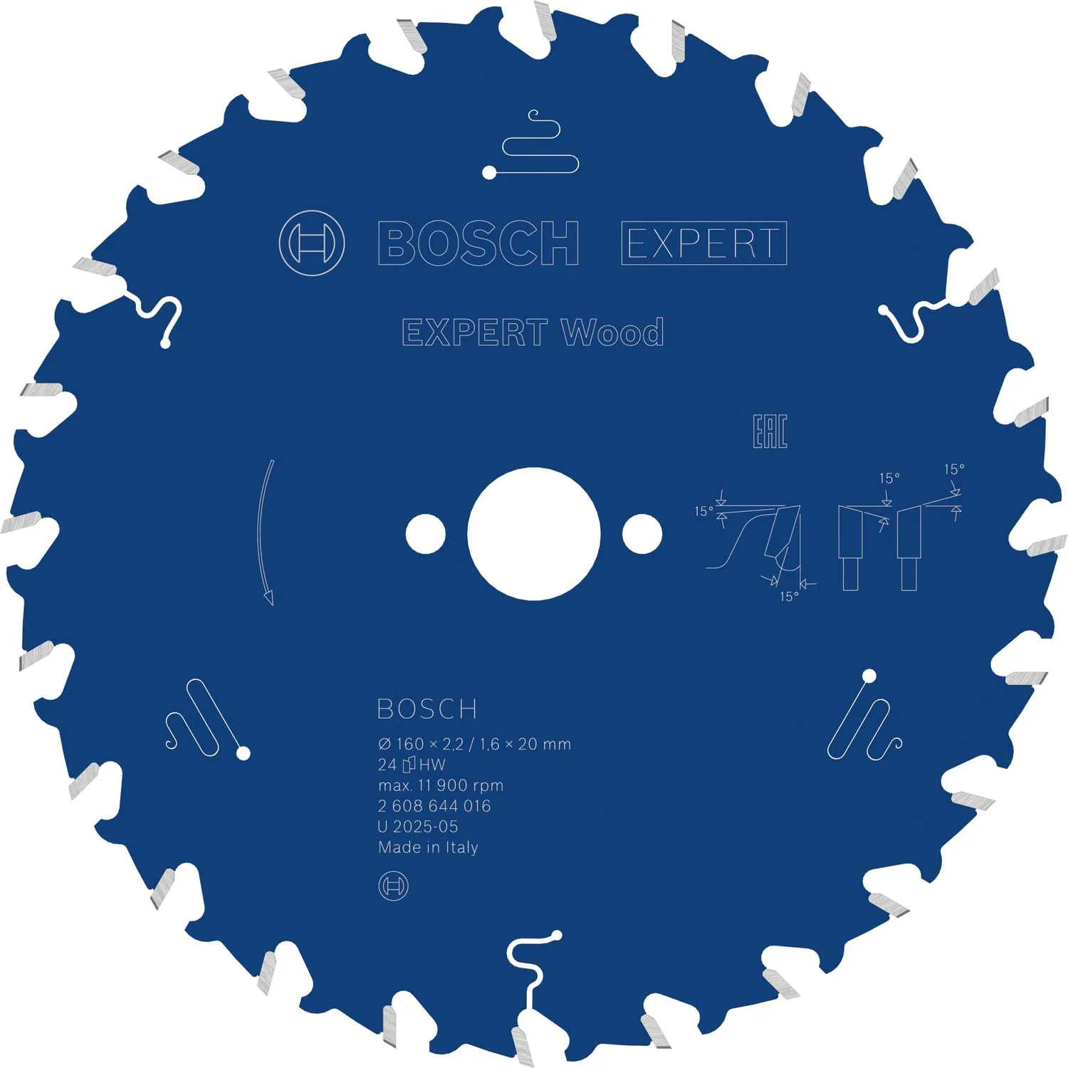 Bosch Expert Lama Circolare Legno 160x20 36 Denti