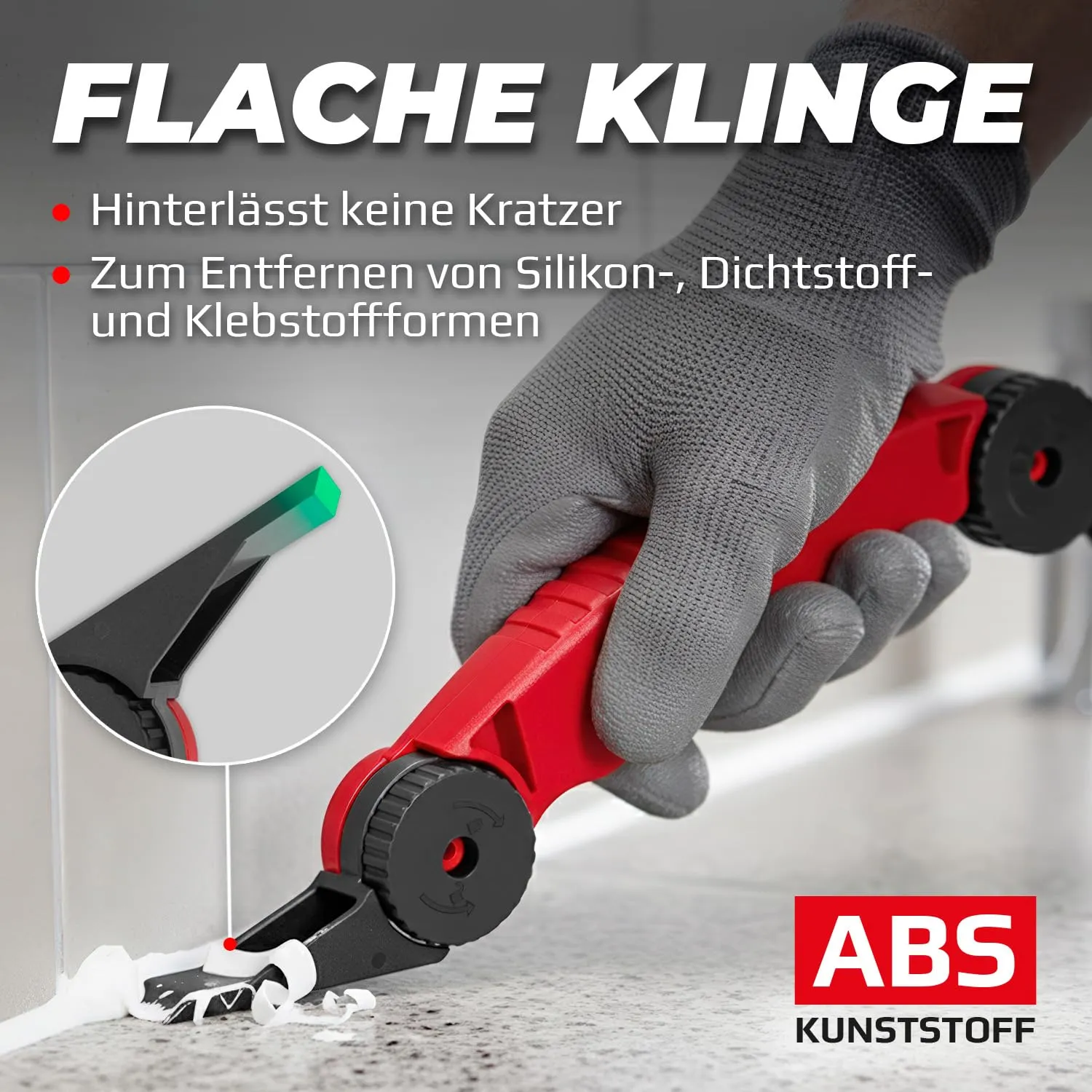 Graff Raschietto Fughe Silicone Sigillante Regolabile