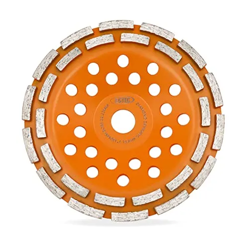 BGTEC mola a tazza diamantata 180 mm doppia fila cemento