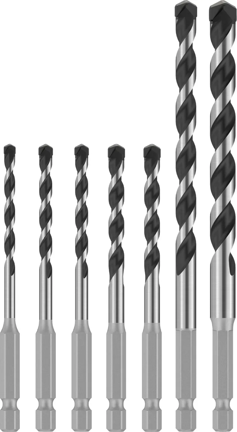 Bosch Expert PRO HEX-5 punte muro 7 pz per calcestruzzo