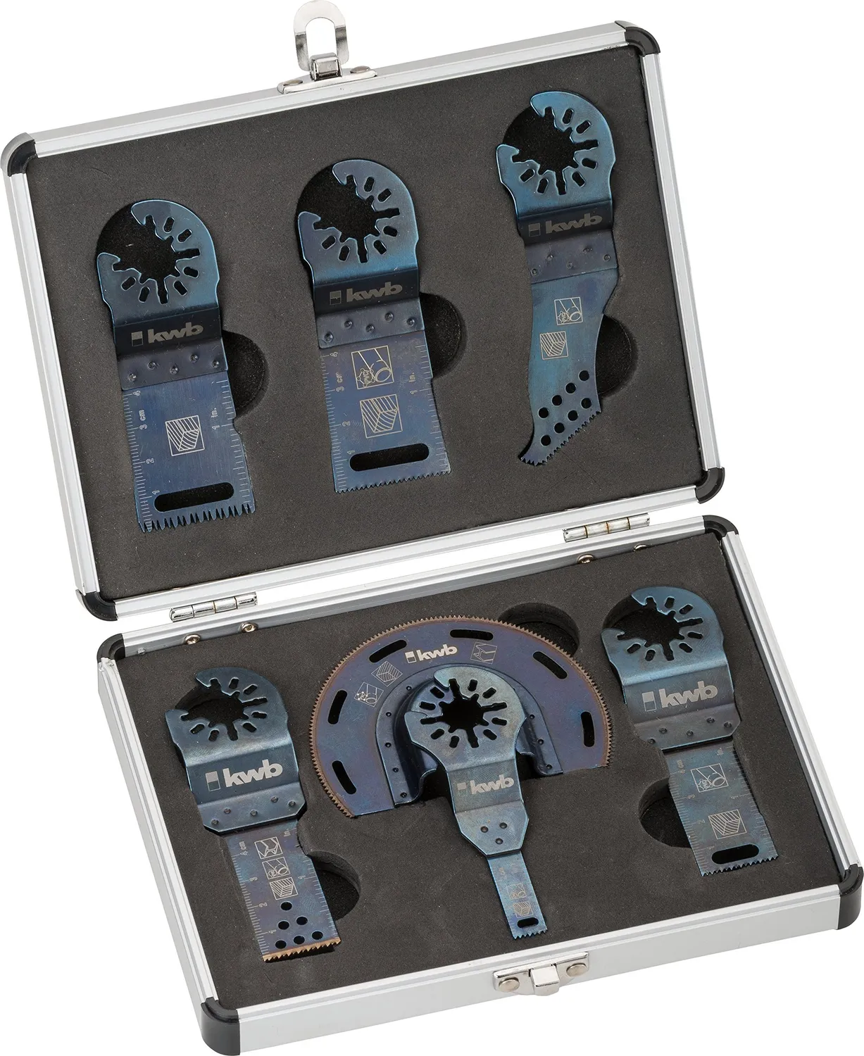 KWB 708000 lame multitool set 7 pezzi universale