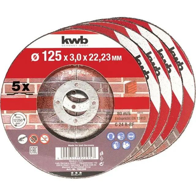 KWB Kraftixx 792295 disco da taglio pietra 125 mm