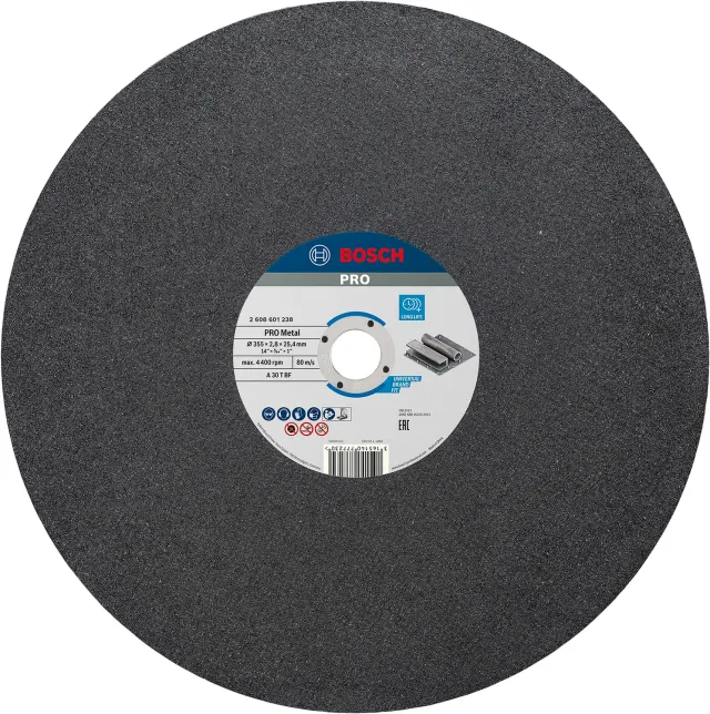 Bosch Expert Pro Metal Mola Taglio 355 mm Metallo