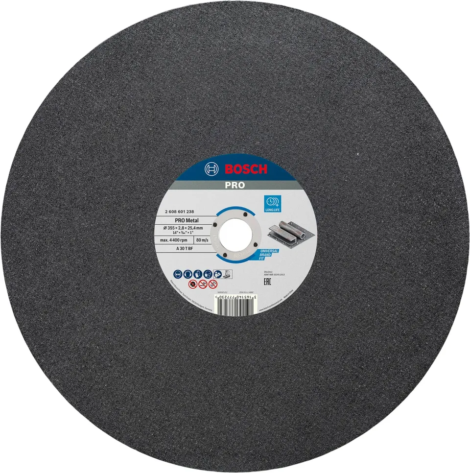 Bosch Expert Pro Metal Mola Taglio 355 mm Metallo