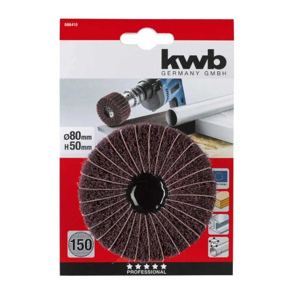 KWB 0884-10 mop abrasivo 75x45 mm corindone