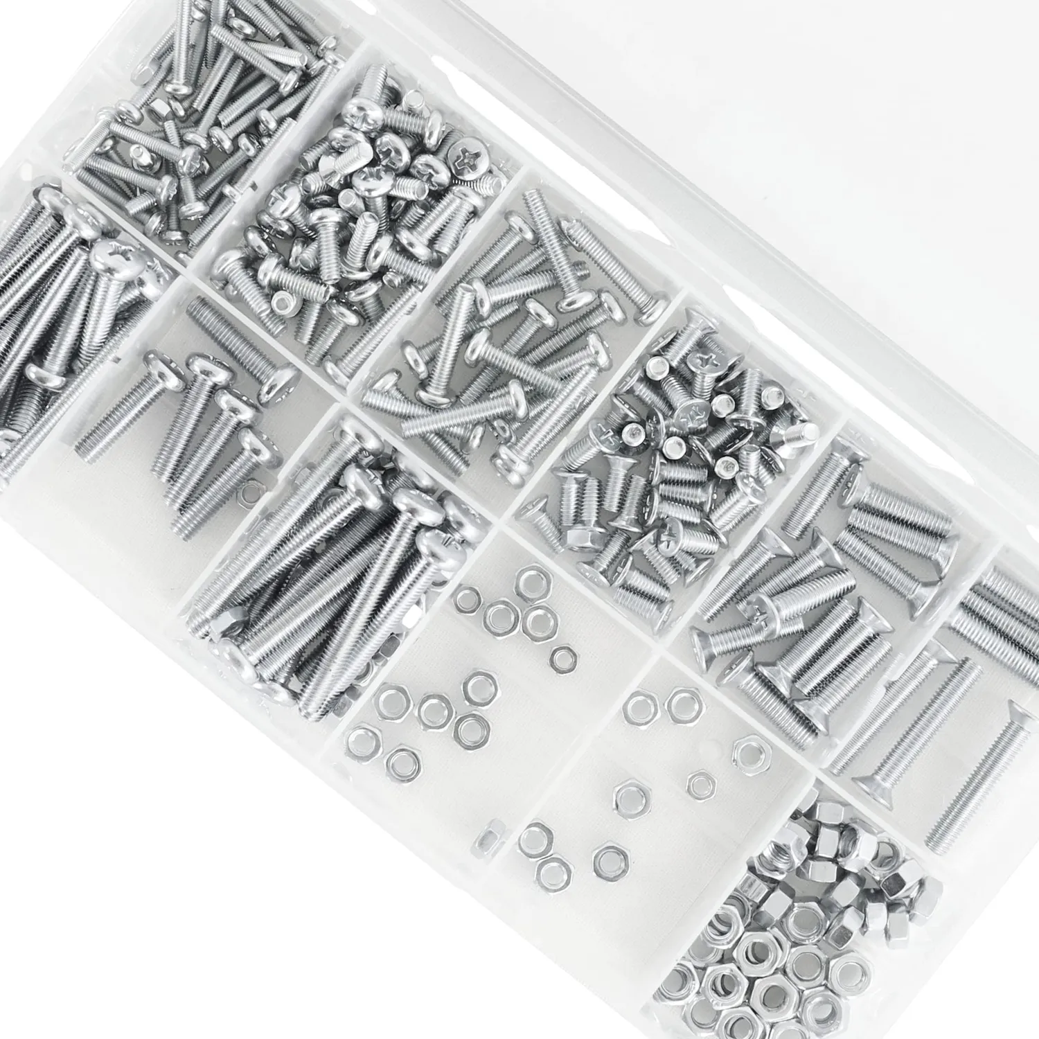 S&R WERKFIX kit viti e dadi 320 pezzi M3-M5