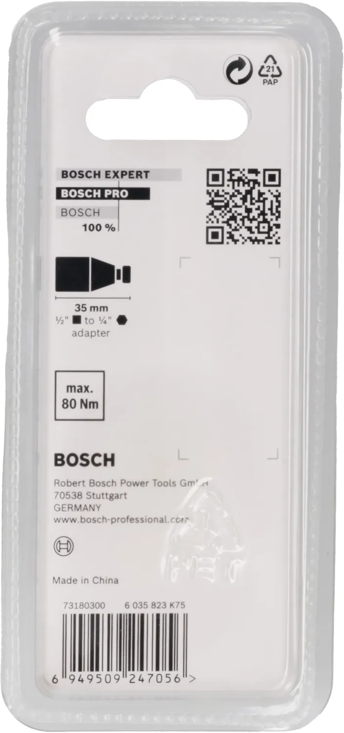 Bosch 2608551110 adattatore quadro femmina 1/2" DIN