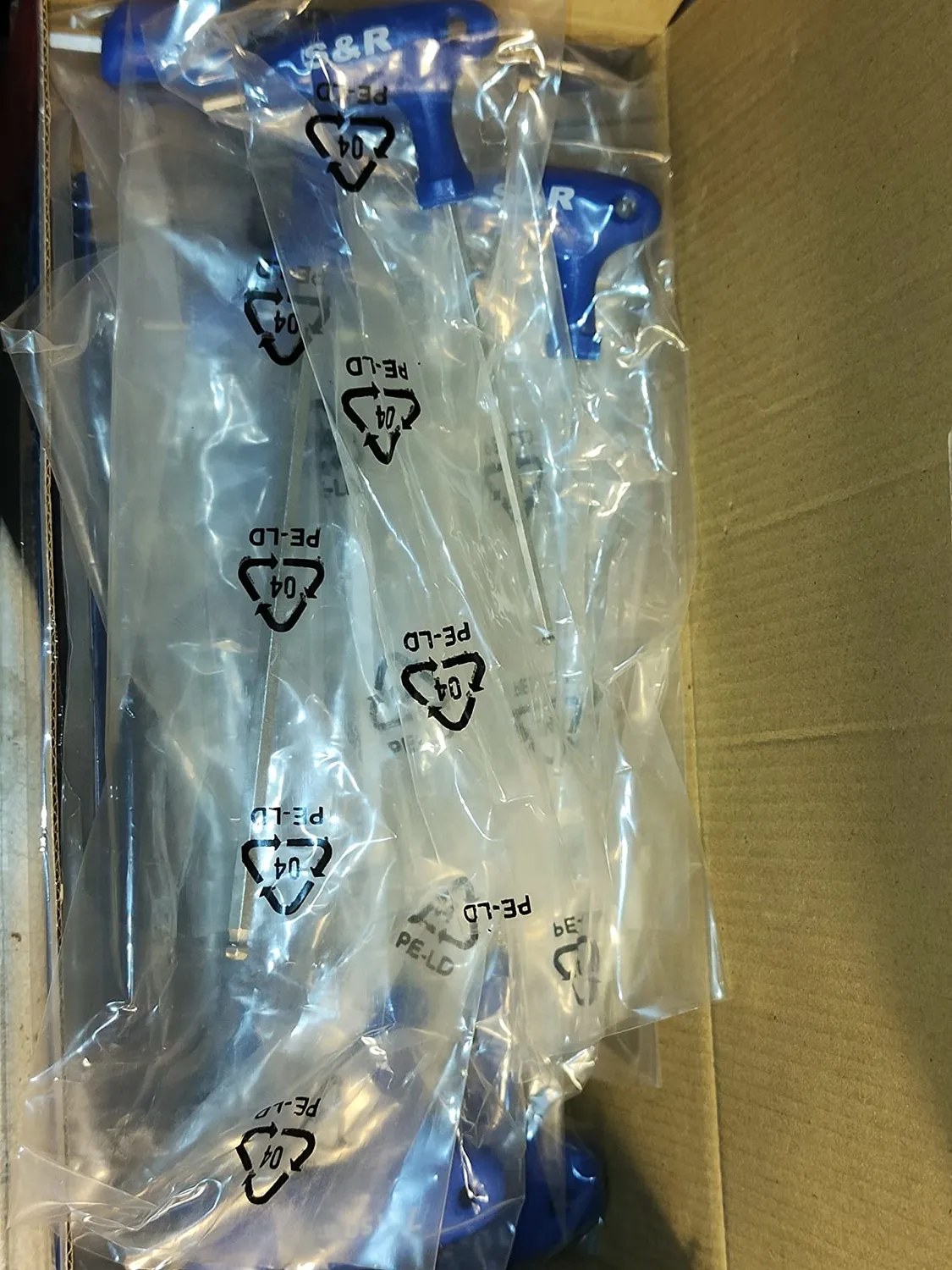 S&R Set 10 Chiavi Brugola a T 2-10 mm Acciaio S2