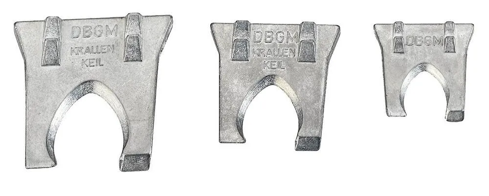 KWB 4494-10 cunei acciaio per manici martello 3 pz