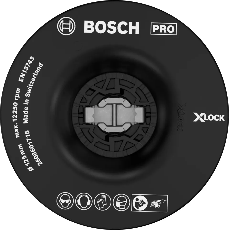 Bosch Expert PRO platorello X-Lock medio 125 mm levigatura