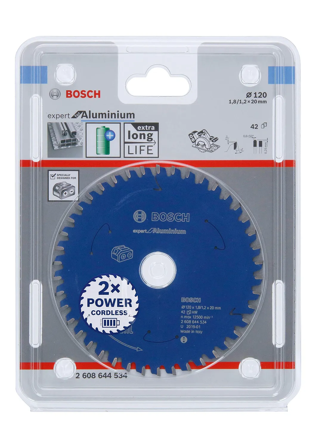 Bosch Expert for Aluminium lama circolare 165x20 54 denti