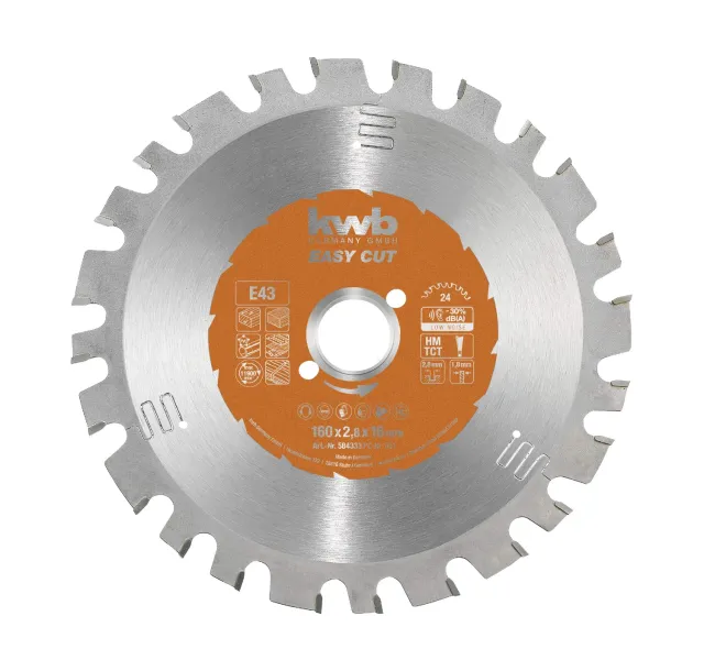 KWB 584333 lama circolare 160x16 mm 24 denti universale