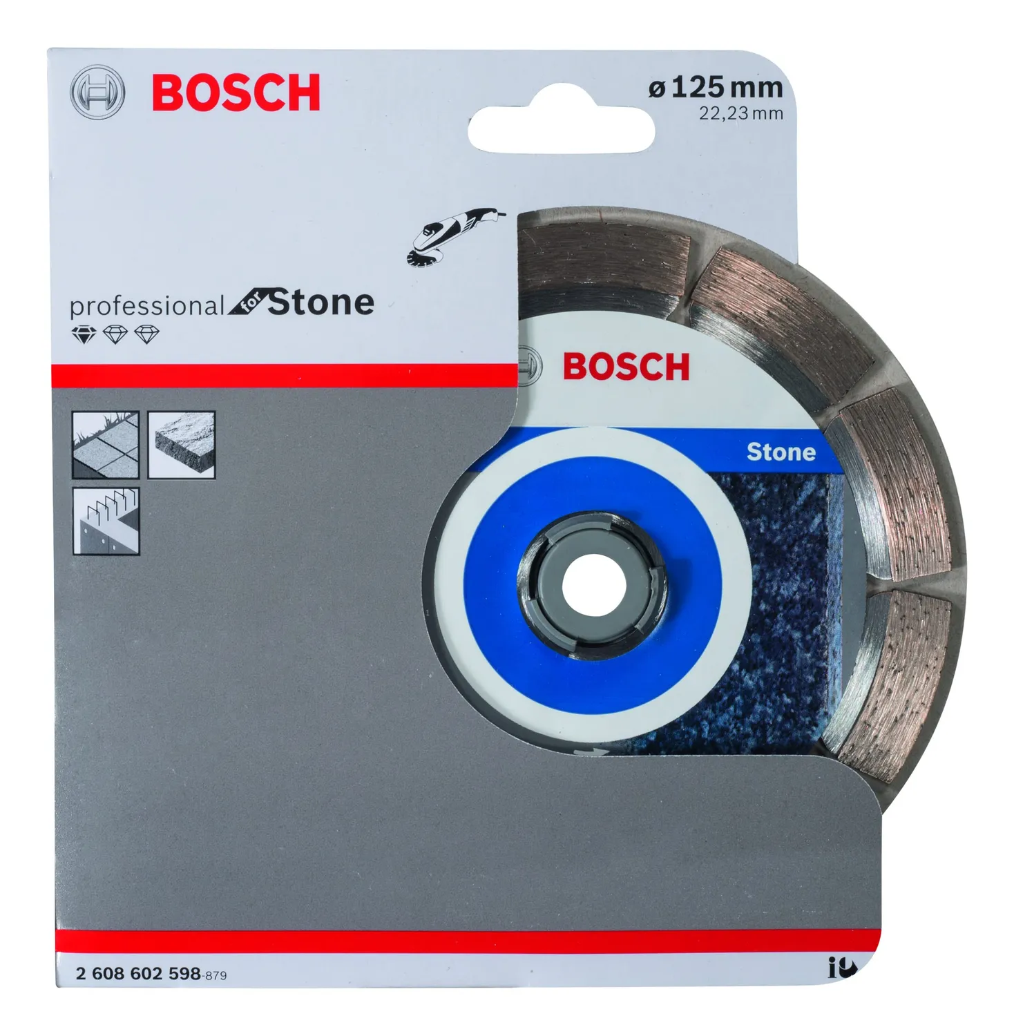 Bosch Standard for Stone disco diamantato 125 mm per pietra