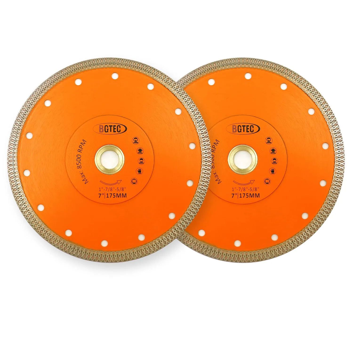 BGTEC Turbo Mesh disco diamantato 115mm ceramica gres