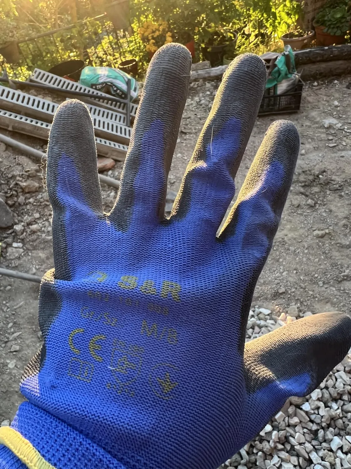 S&R Guanti Lavoro PU 12 Paia XL 10 Leggeri