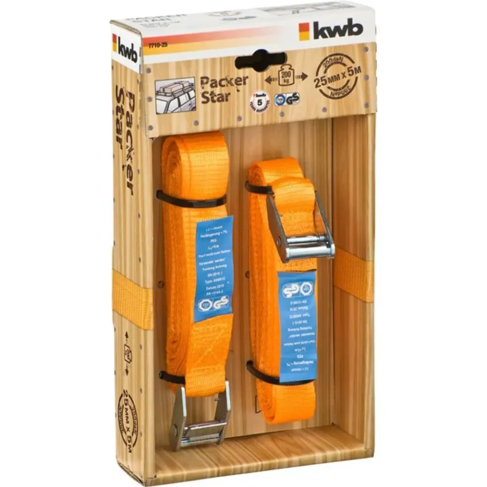 KWB 771025 cinghia fissaggio carico con fibbia