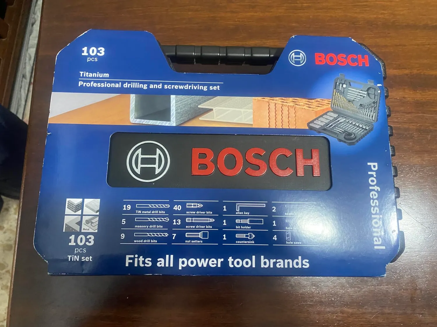 Bosch Expert set punte e bit legno pietra metallo 103 pezzi
