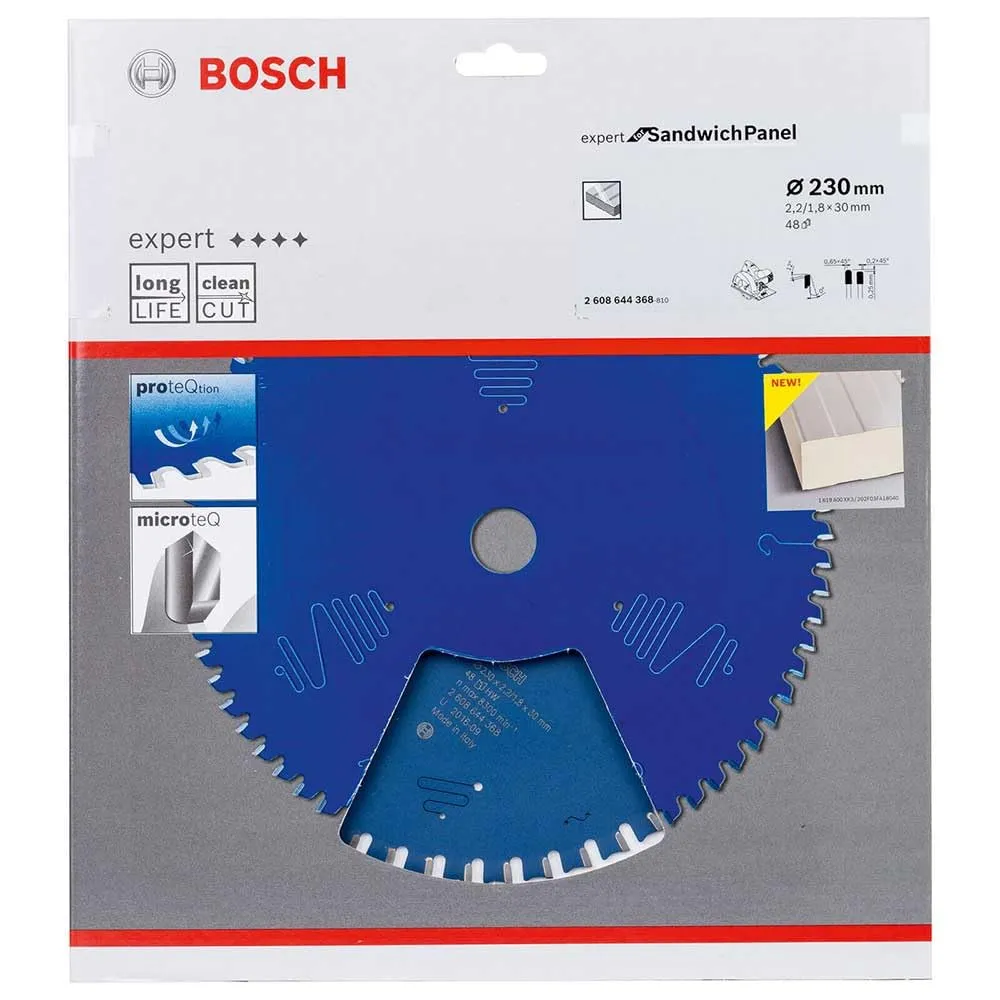 Bosch Expert Sandwich Panel lama circolare 230 mm 40 denti
