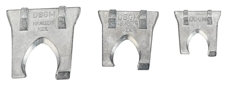 KWB 4494-10 cunei acciaio per manici martello 3 pz