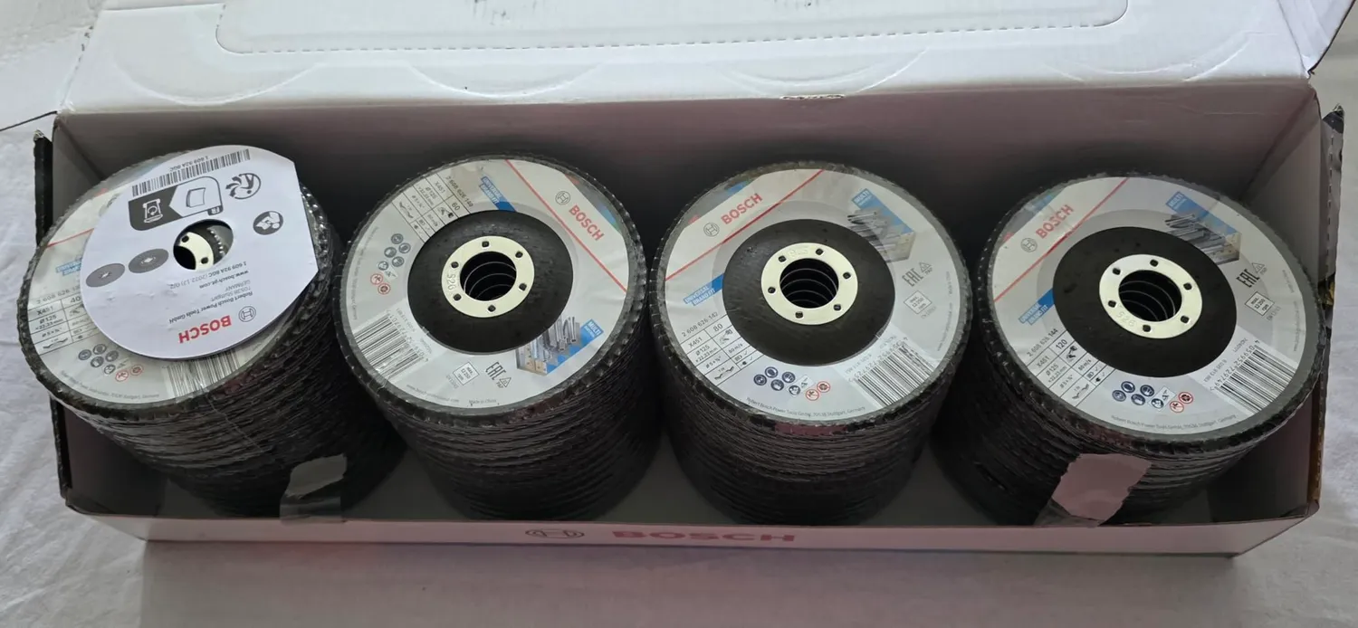 Bosch Expert X451 dischi lamellari 125 mm set 60 pezzi grana assortita