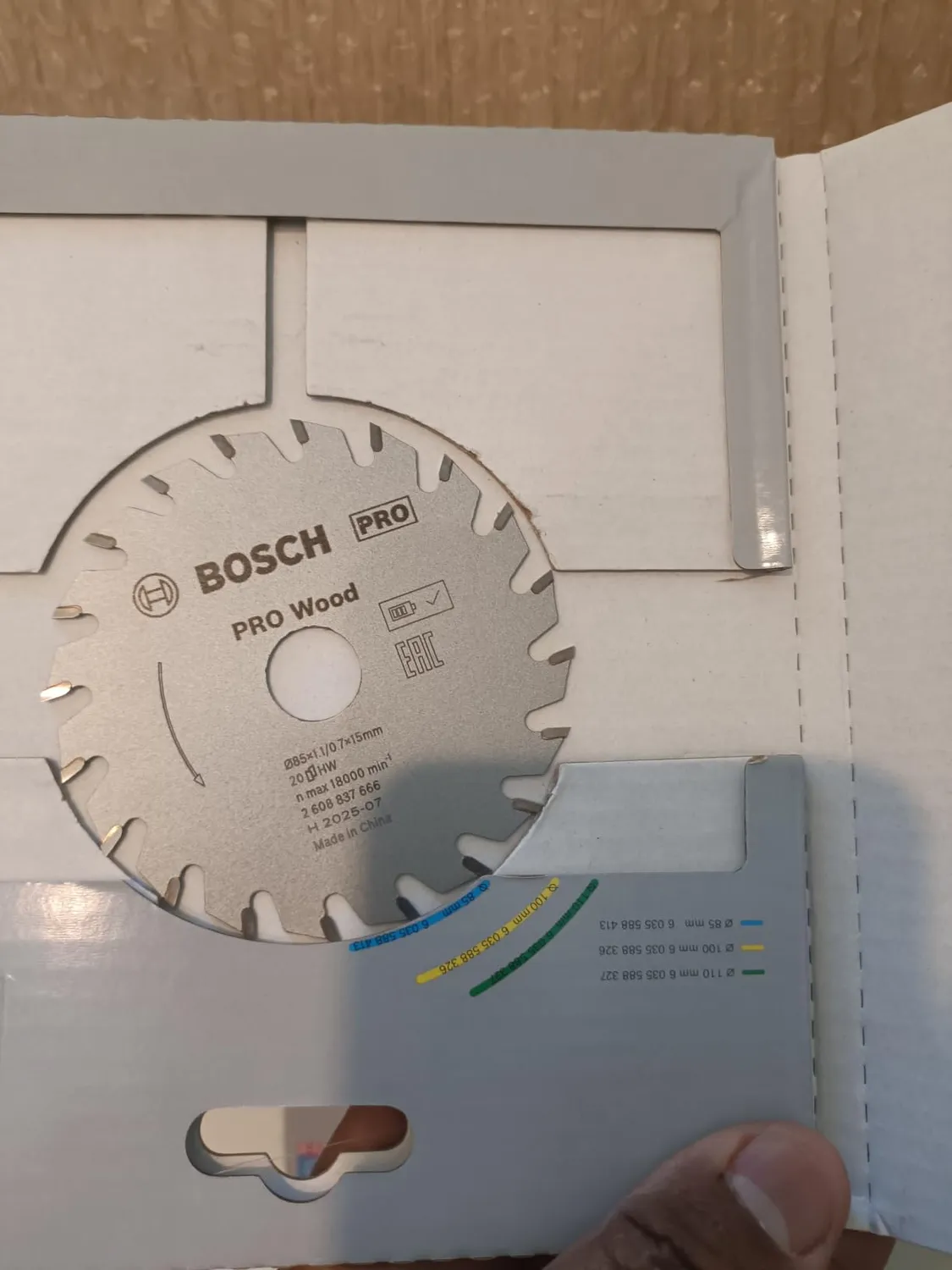 Bosch Expert PRO Wood lama circolare 85 mm 20 denti