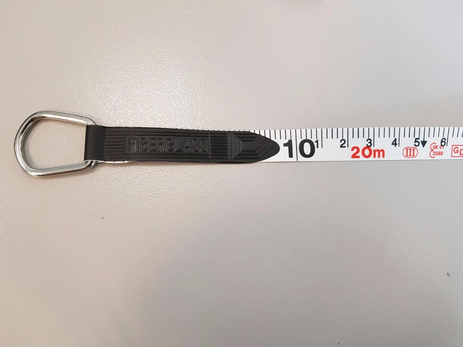 S&R Rotella Metrica 20 M Nastro Fibra Vetro mm/pollici