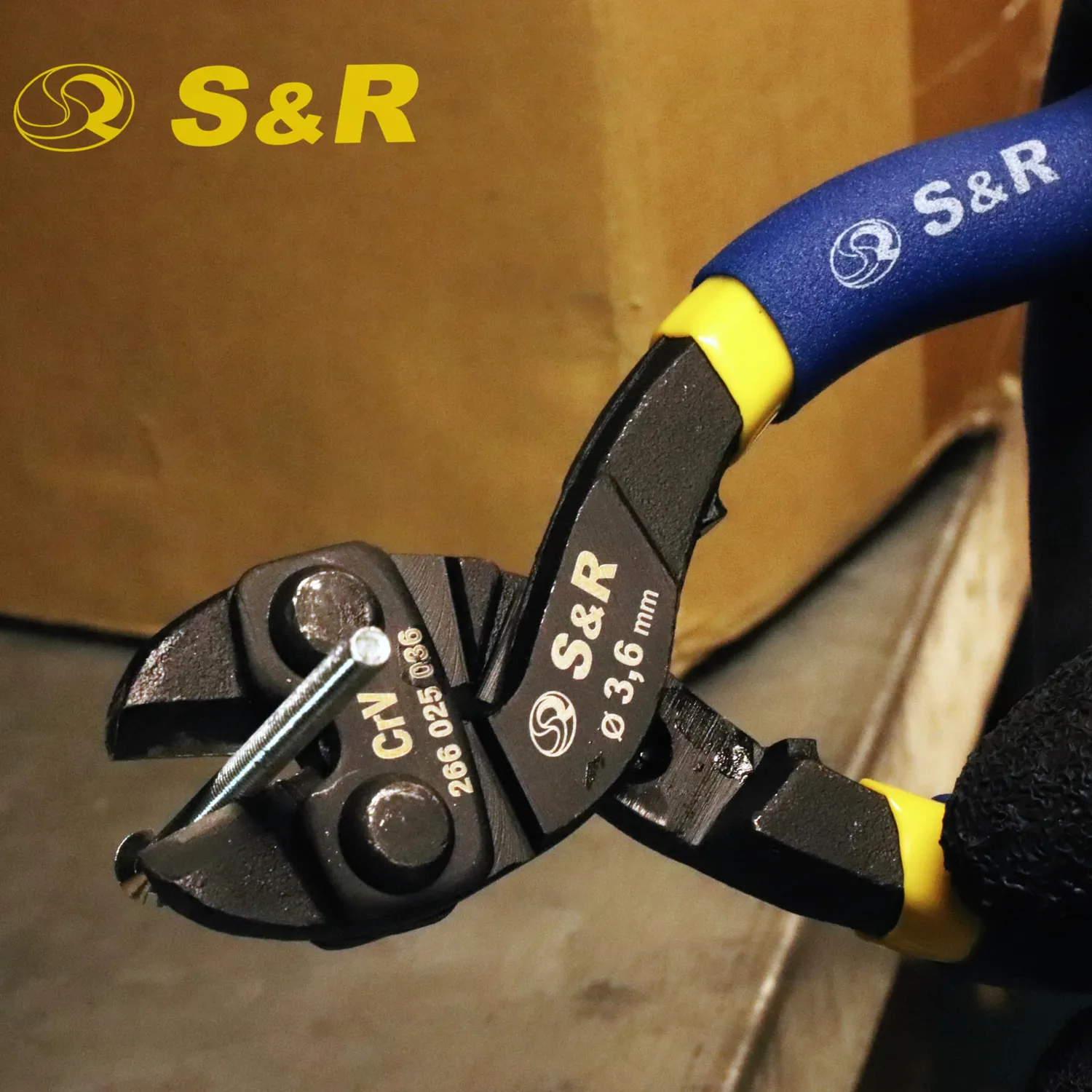 S&R Tronchesina Tagliabulloni 200 mm Acciaio 60 HRC