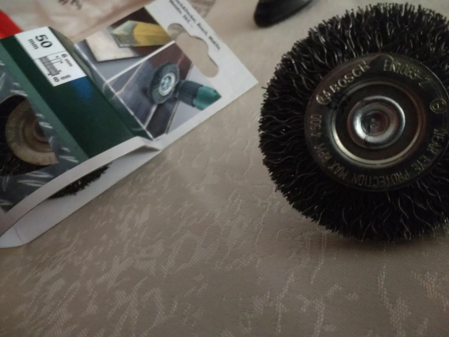 Bosch Expert spazzola a disco 50 mm filo ondulato trapano