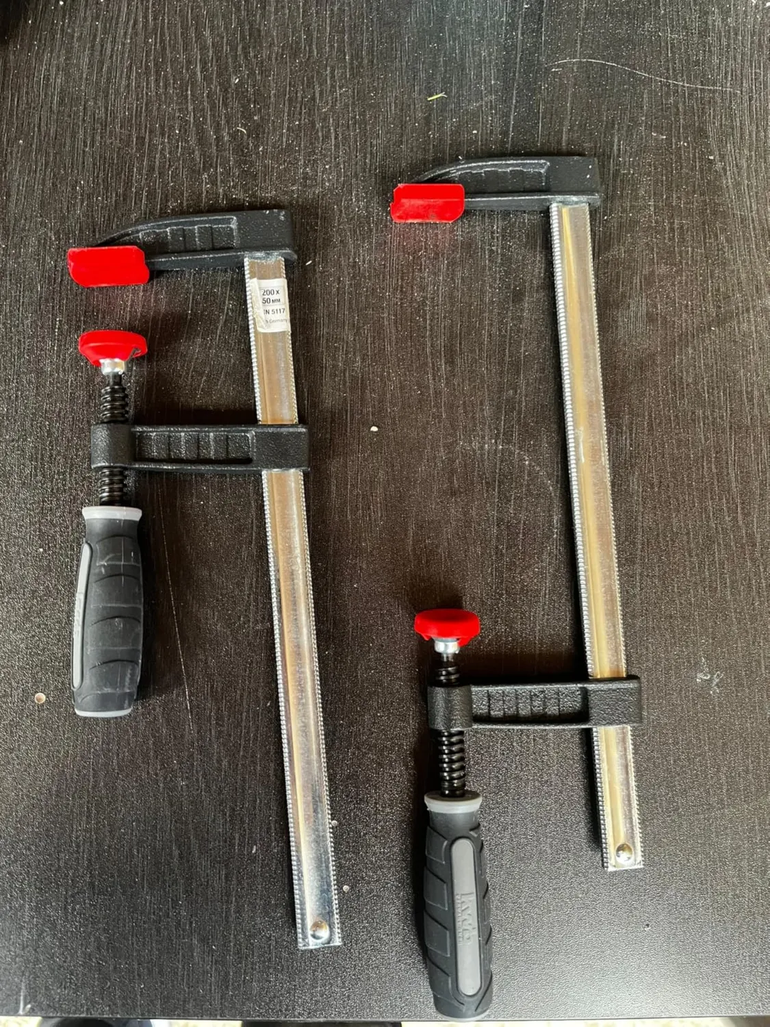 KWB Profi morsetto a vite 800 mm apertura 120 mm acciaio