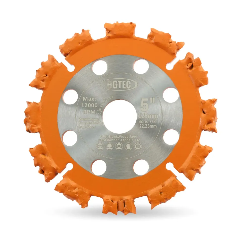 BGTEC disco taglio legno 125 mm carburo 22,2 mm 1 pezzo