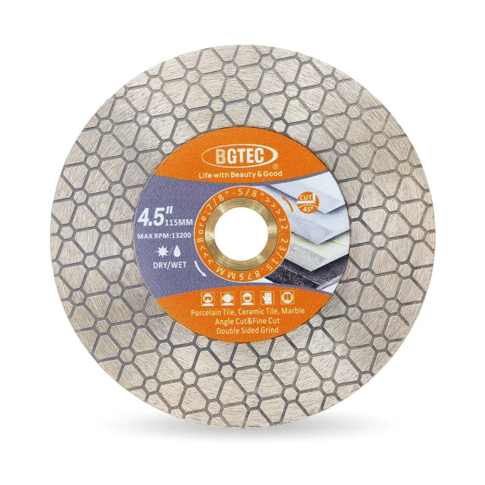 BGTEC disco diamantato 115 mm triangolare per gres ceramica
