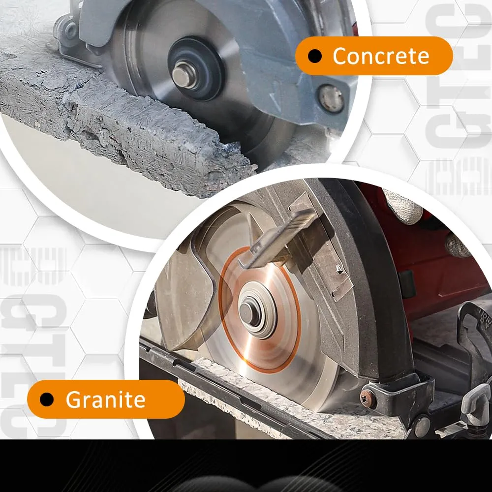 BGTEC lame diamantate 115 mm 2 pezzi generico secco/umido