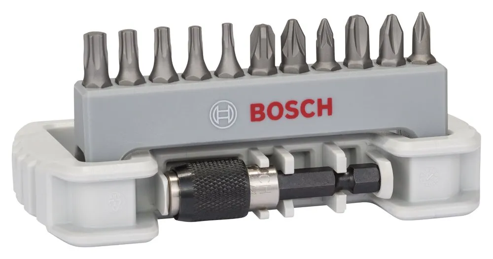 Bosch Expert Extra Hard Set Bit Avvitamento 12 Pezzi PH PZ HEX